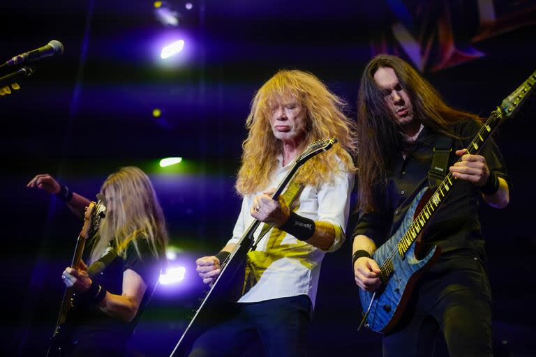 Megadeth sonó impecable y sin pausas entre tema y tema
