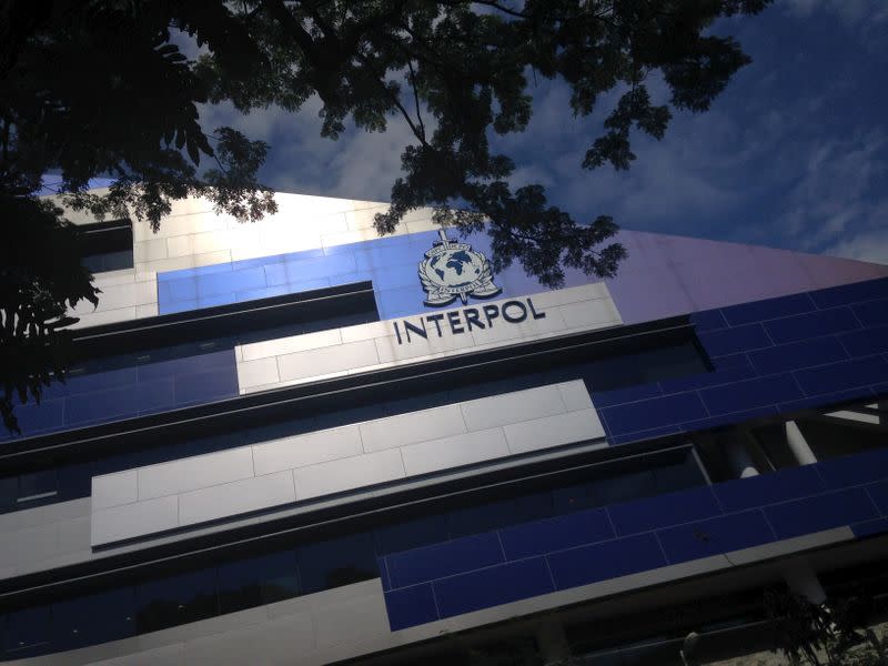 FILE PHOTO: Interpol's headquarters in Singapore
