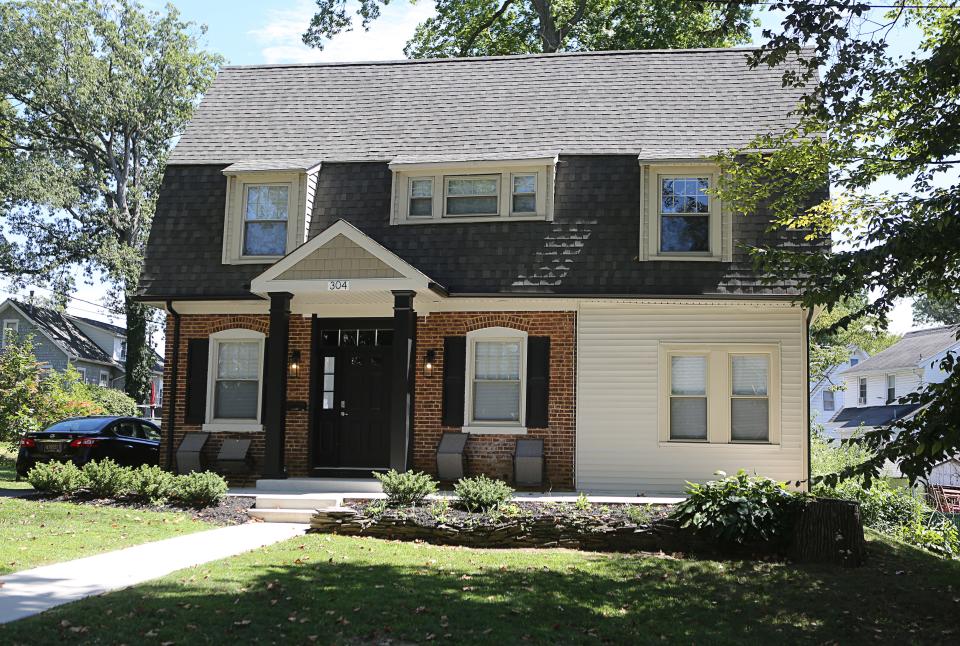 This home on Woodside Drive in the Penny Hill area was part of an iniative with New Castle County turn vacant properties into livable homes.