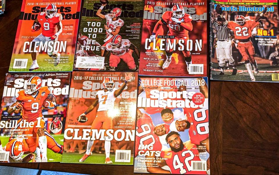 Clemson SI covers