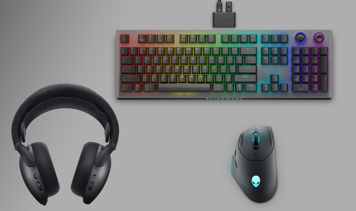 Alienware Mechanical Backlit Gaming Keyboard & Wired Gaming Mouse
