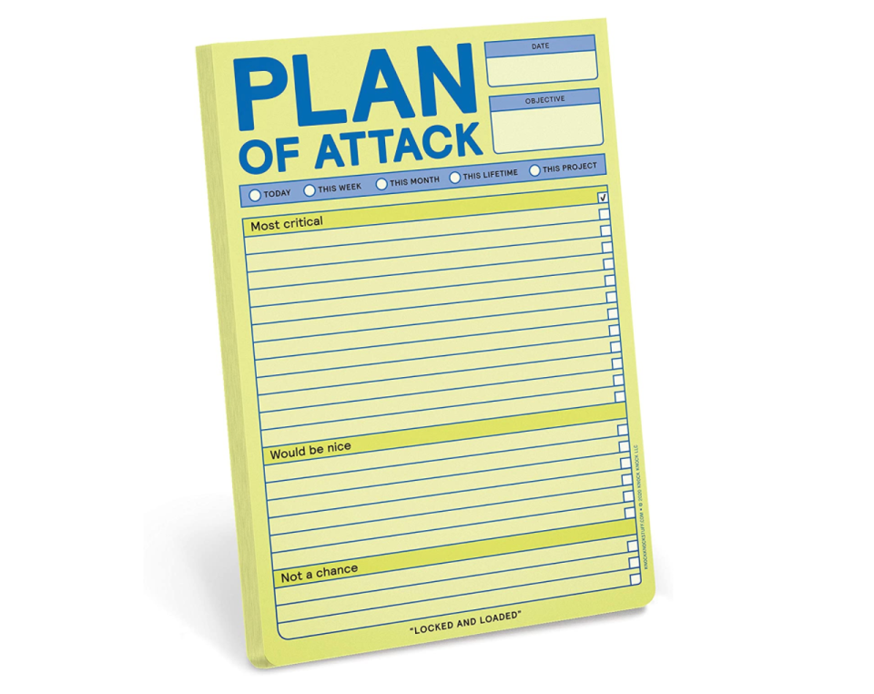 Plan Of Attack Pad