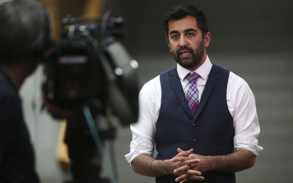 Humza Yousaf, the SNP Justice Secretary, was backed by ministers in Cardiff and Belfast - Pool/Getty