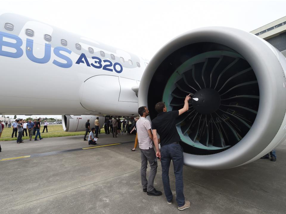 Airbus A320neo Pratt & Whitney engine