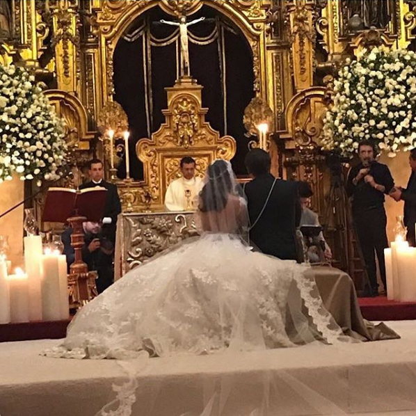 Ximena Navarrete tuvo una boda de ensueño