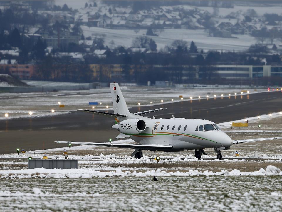 davos private jets