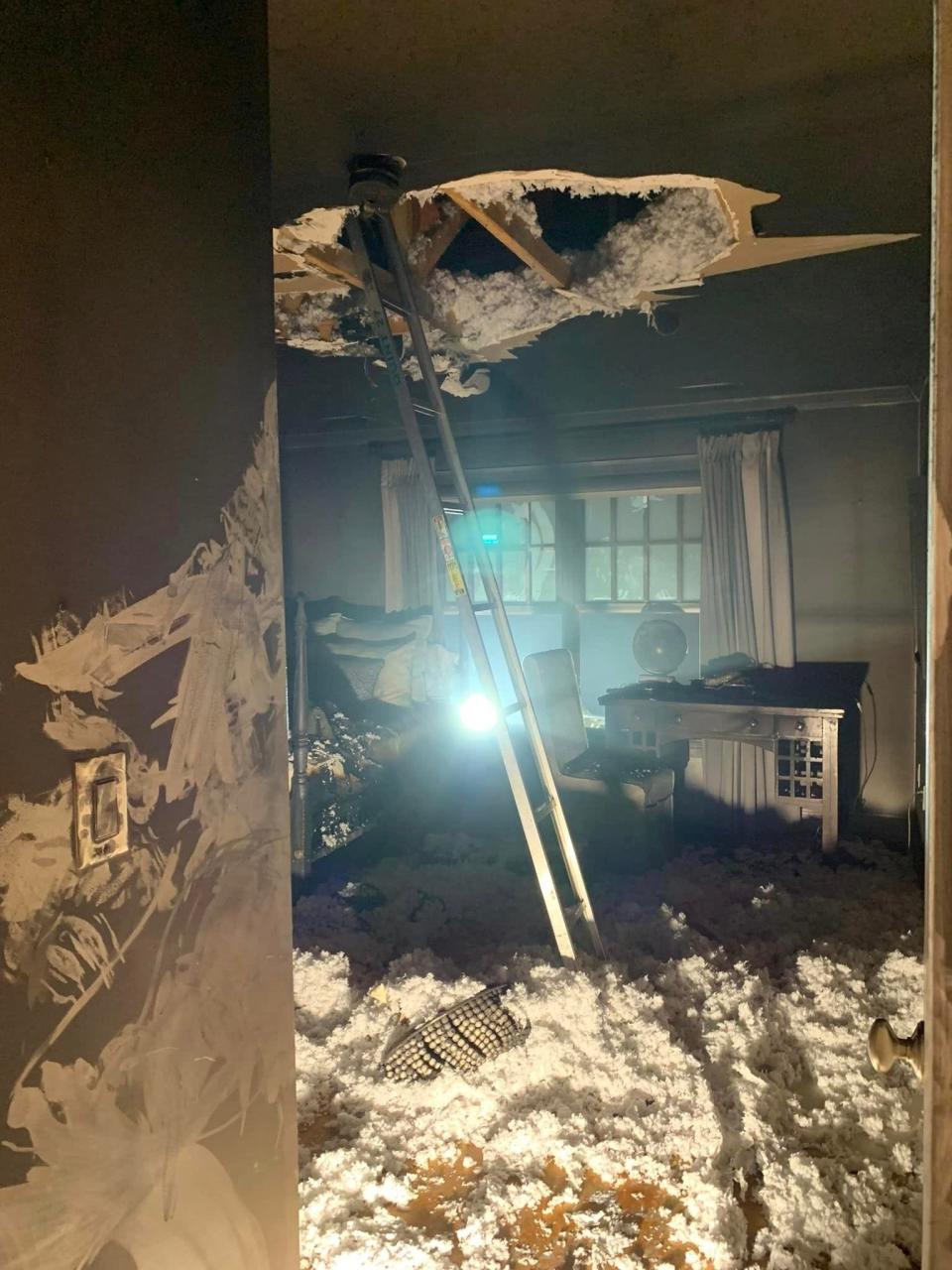 Leitersburg Fire Chief Kirk Mongan said the homeowners took the correct actions in responding to an alarm, by reclosing the bedroom door and evacuating.