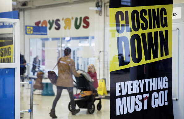 Toy R Us, the indebted toy retailer, will close or sell all US stores after 70 years in business. (Getty Images)