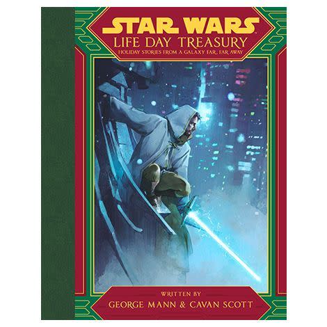 <p><strong>Disney Lucasfilm Press</strong></p><p>amazon.com</p><p><strong>$11.99</strong></p><p>There's nothing better than holiday stories. And while "Life Day" was once a joke after the disastrous <em><a href="https://www.esquire.com/entertainment/tv/a30246129/the-star-wars-holiday-special-1978-stream-online-disney-plus/" rel="nofollow noopener" target="_blank" data-ylk="slk:Star Wars Holiday Special" class="link ">Star Wars Holiday Special</a></em>, it's not being reclaimed. Authors George Mann, Grant Griffin and Cavan Scott — some whom were part of the team behind <em><a href="https://www.amazon.com/Star-Myths-Fables-Lucasfilm-Press/dp/1368043453/?tag=syn-yahoo-20&ascsubtag=%5Bartid%7C10055.g.29624061%5Bsrc%7Cyahoo-us" rel="nofollow noopener" target="_blank" data-ylk="slk:Star Wars: Myths & Fables" class="link ">Star Wars: Myths & Fables</a></em> and <em><a href="https://www.amazon.com/Star-Wars-Dark-Legends-George/dp/1368057330?tag=syn-yahoo-20&ascsubtag=%5Bartid%7C10055.g.29624061%5Bsrc%7Cyahoo-us" rel="nofollow noopener" target="_blank" data-ylk="slk:Star Wars: Dark Legends" class="link ">Star Wars: Dark Legends</a> — </em>have made eight new tales to tell around the holidays.</p>