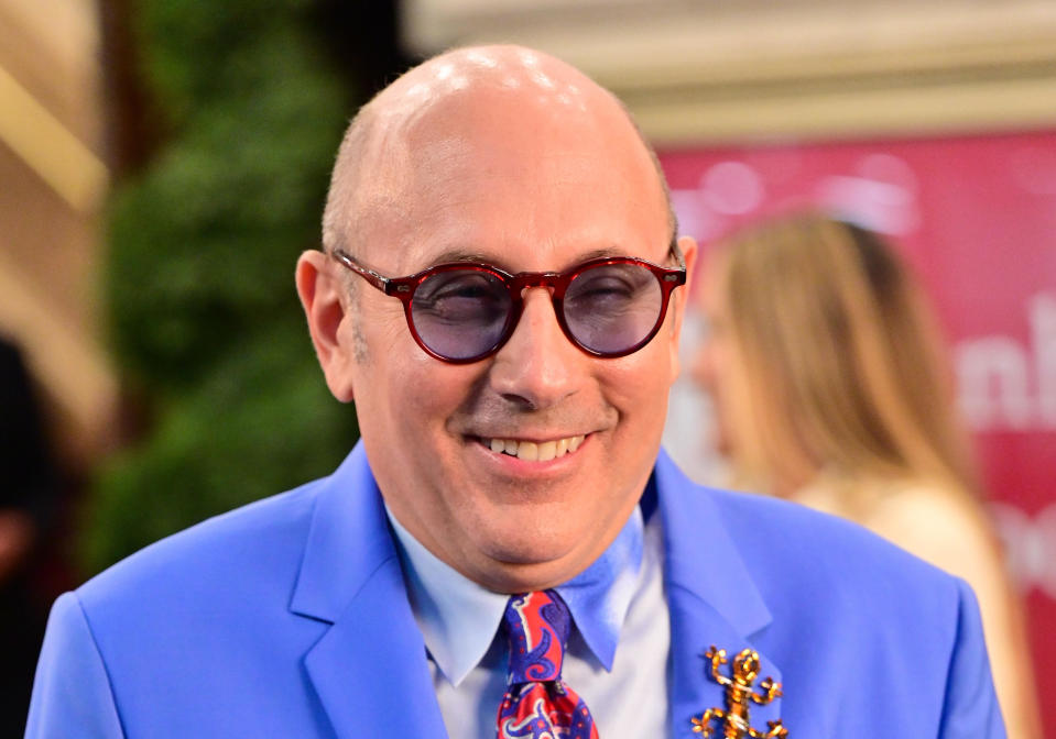 Willie Garson seen on the set of 