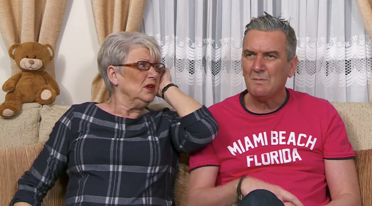 Gogglebox stars Jenny and Lee. (Channel 4)