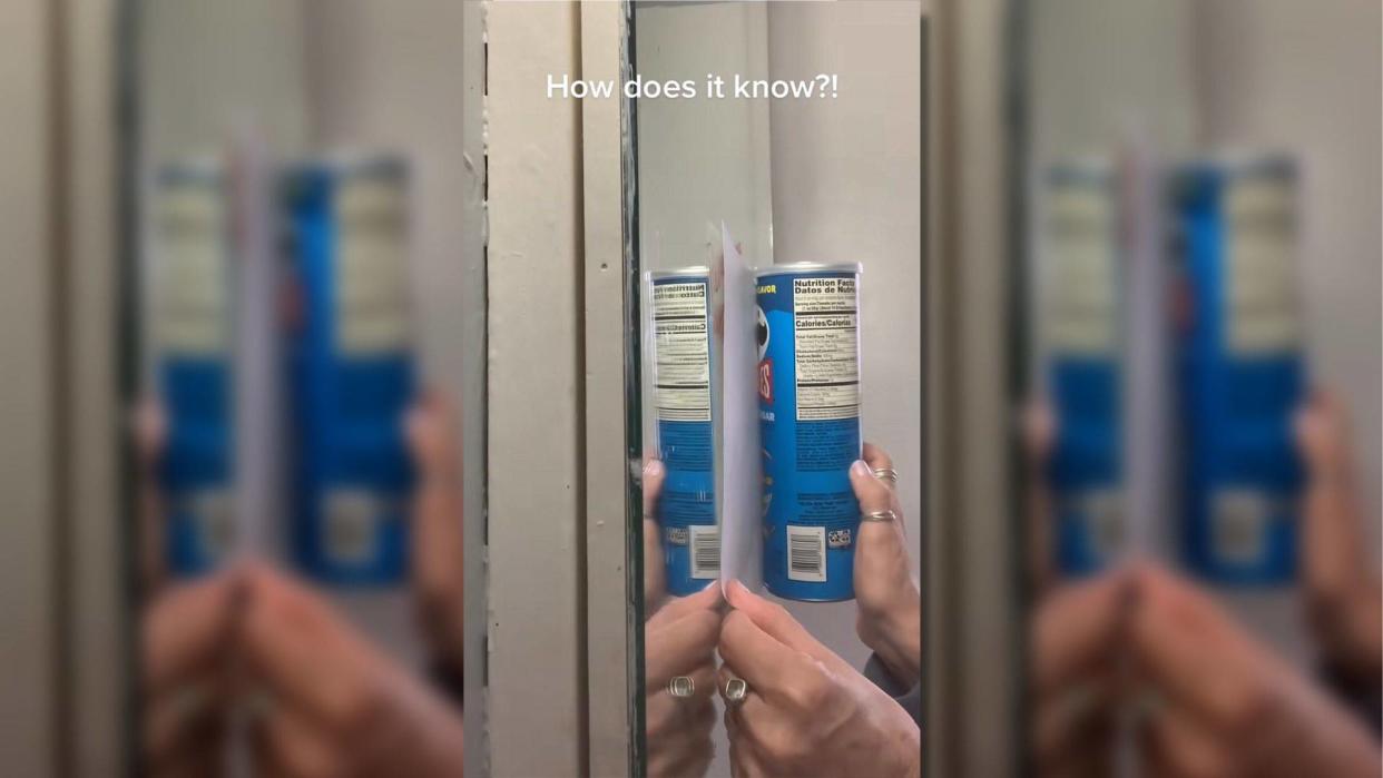 Sur Tiktok, les utilisateurs ne comprennent pas le fonctionnement du miroir.