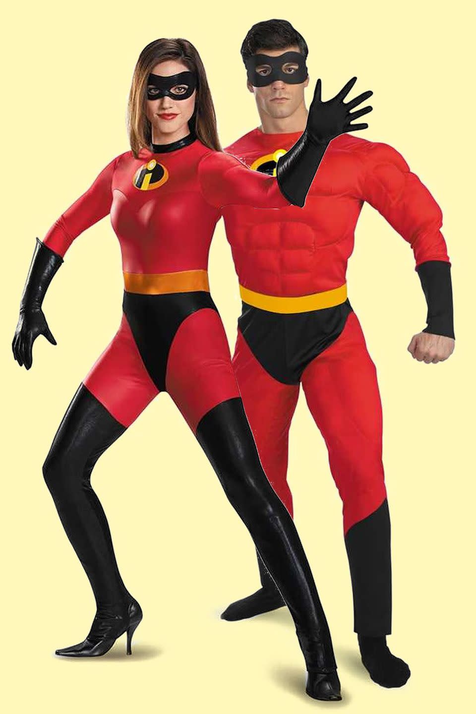 <p>Dress up as the most lovable superhero couple if only for the opportunity to legitimately ask, "Honey, where is my super suit?"</p><p><a class="link " href="https://go.redirectingat.com?id=74968X1596630&url=https%3A%2F%2Fwww.spirithalloween.com%2Fproduct%2Fadult-mrs-incredible-costume-the-incredibles-2%2F163153.uts%3FExtid%3Dsf_froogle&sref=https%3A%2F%2Fwww.goodhousekeeping.com%2Fholidays%2Fhalloween-ideas%2Fg2625%2Fhalloween-costumes-for-couples%2F" rel="nofollow noopener" target="_blank" data-ylk="slk:SHOP ELASTIGIRL;elm:context_link;itc:0;sec:content-canvas">SHOP ELASTIGIRL</a></p><p> <a class="link " href="https://www.amazon.com/Disguise-Incredible-Classic-Muscle-Costume/dp/B079M35M4W/?tag=syn-yahoo-20&ascsubtag=%5Bartid%7C10055.g.2625%5Bsrc%7Cyahoo-us" rel="nofollow noopener" target="_blank" data-ylk="slk:SHOP MR. INCREDIBLE COSTUME;elm:context_link;itc:0;sec:content-canvas">SHOP MR. INCREDIBLE COSTUME</a> </p>