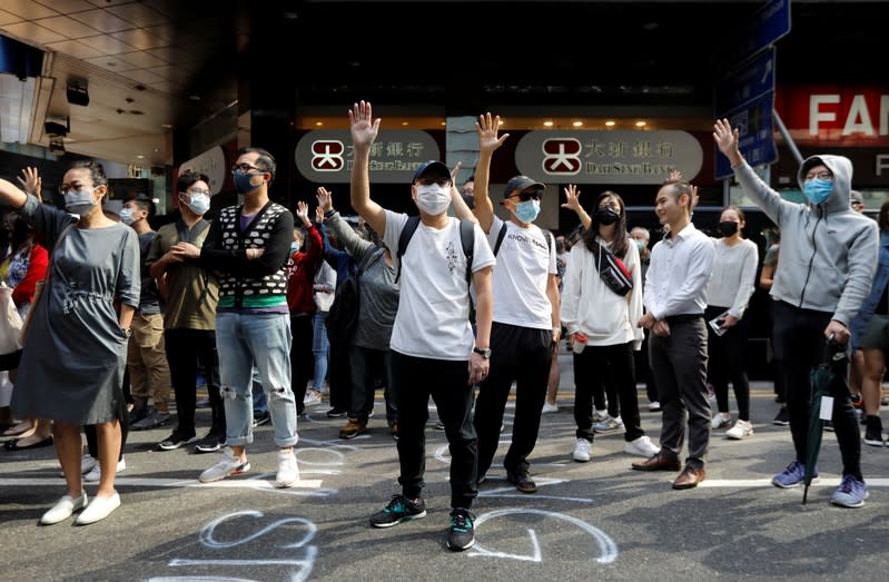 Protests at the Central District in Hong Kong