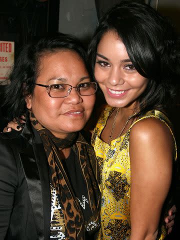 <p>Bruce Glikas/FilmMagic</p> Vanessa Hudgens with mother Gina as she visits the cast of "Spring Awakening" on Broadway backstage on August 17, 2007 in New York City.