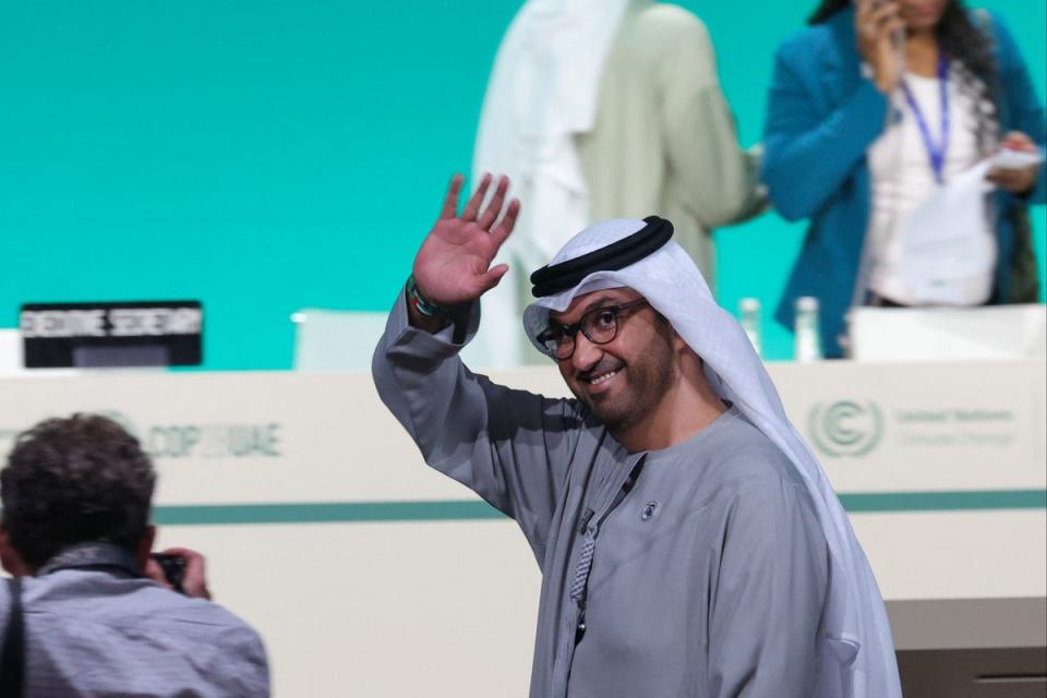 COP28 president Sultan Ahmed al-Jaber (AFP via Getty Images)