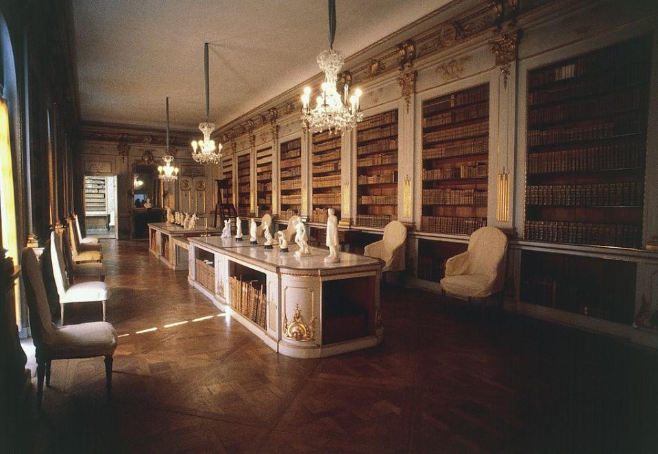 The library of Drottningholm Castle