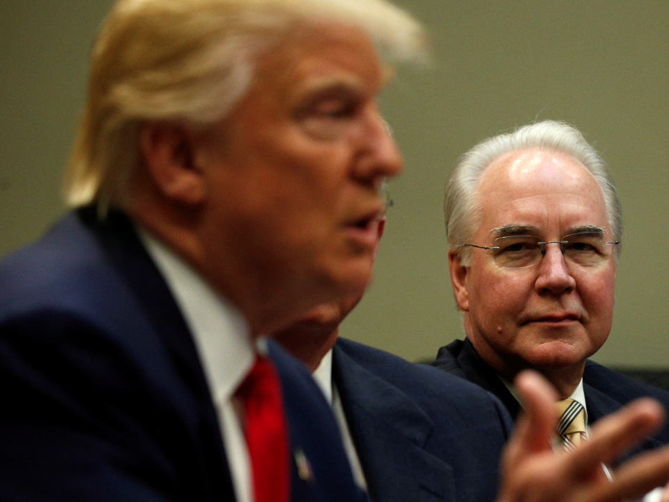 Donald Trump Tom Price