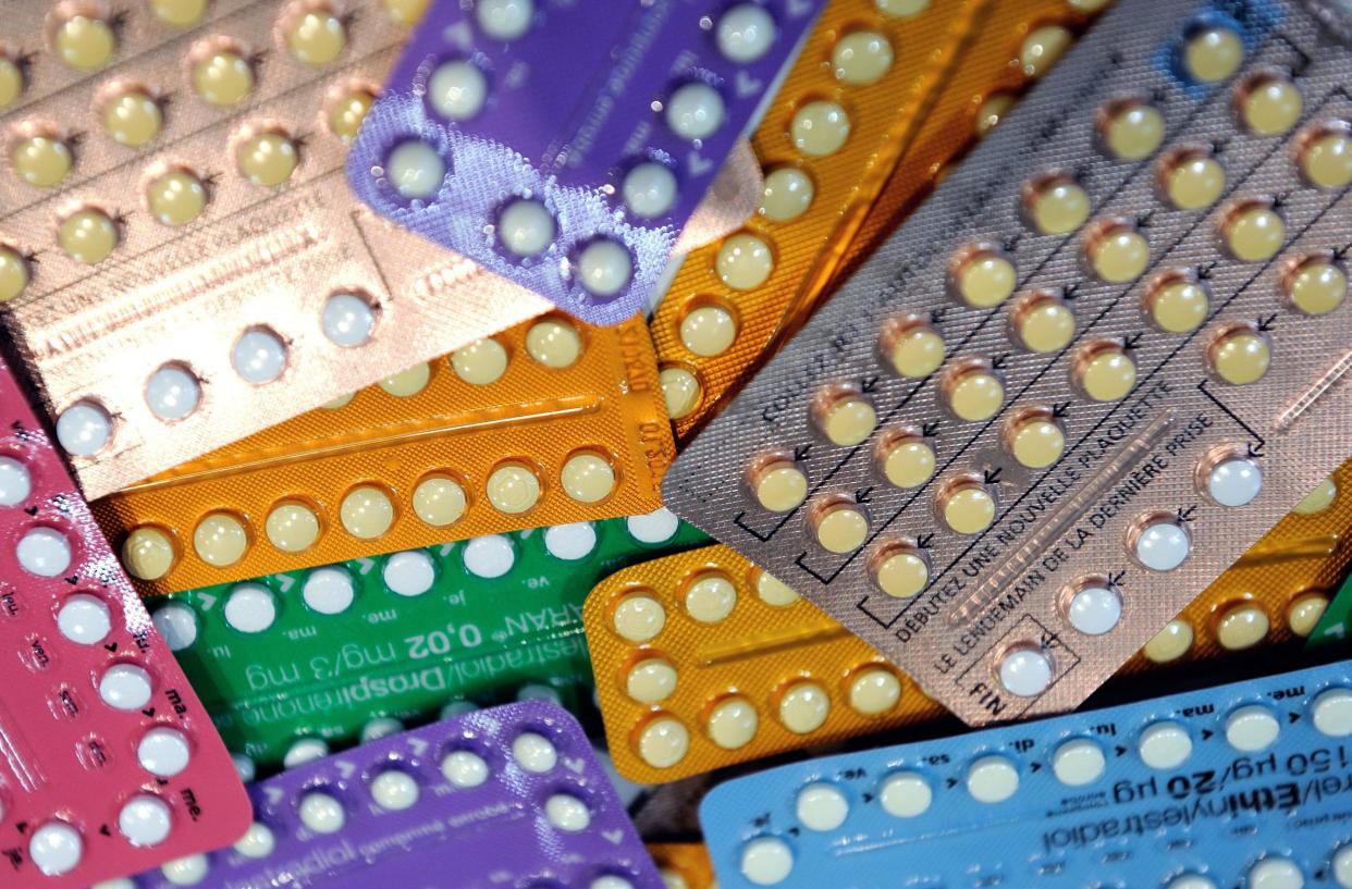 There was a 'dramatic difference' in the size of the brain regions for women on the pill: AFP via Getty Images