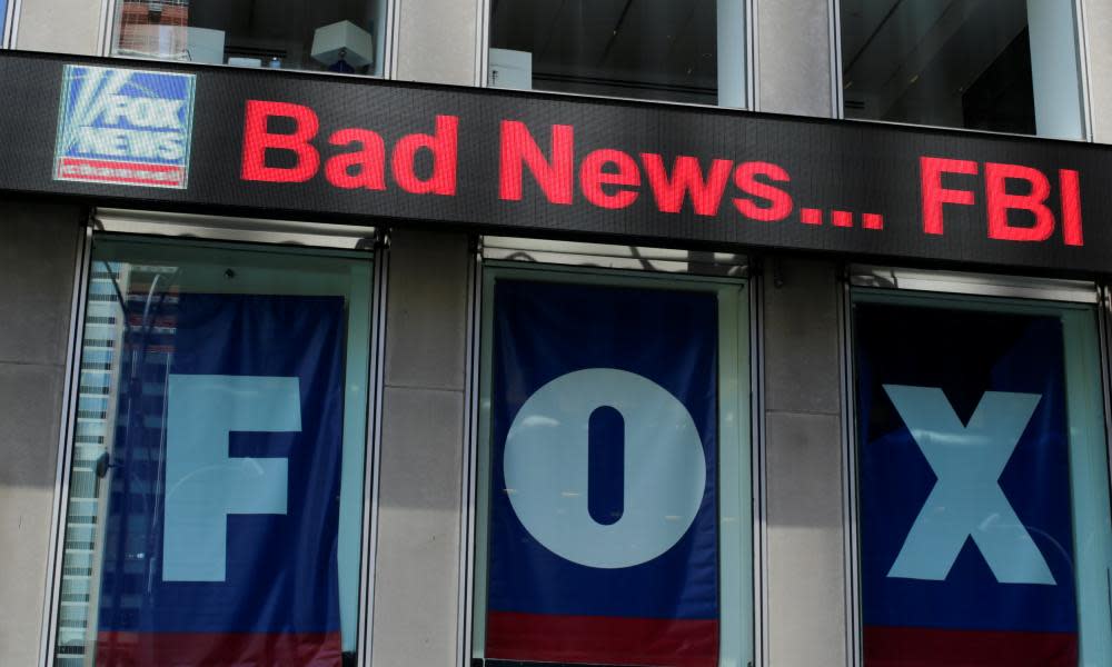 The Fox News electronic ticker