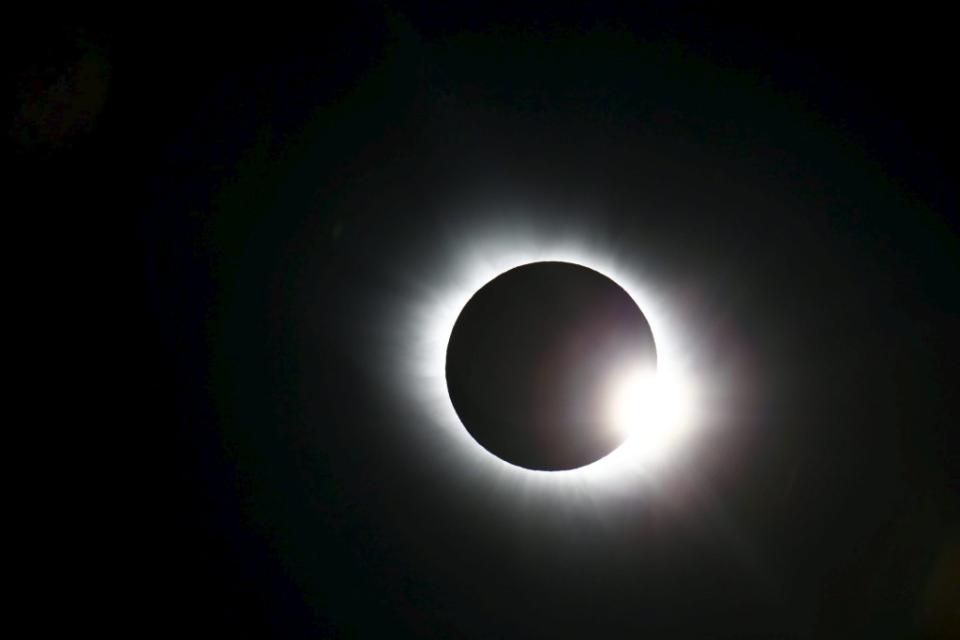The solar eclipse is expected to last about two-and-a-half hours, but the most stunning part of the event — the “diamond ring” — will last just a few seconds. REUTERS