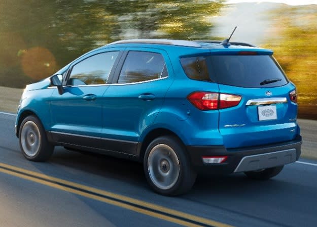 2018 Ford EcoSport rear quarter left photo