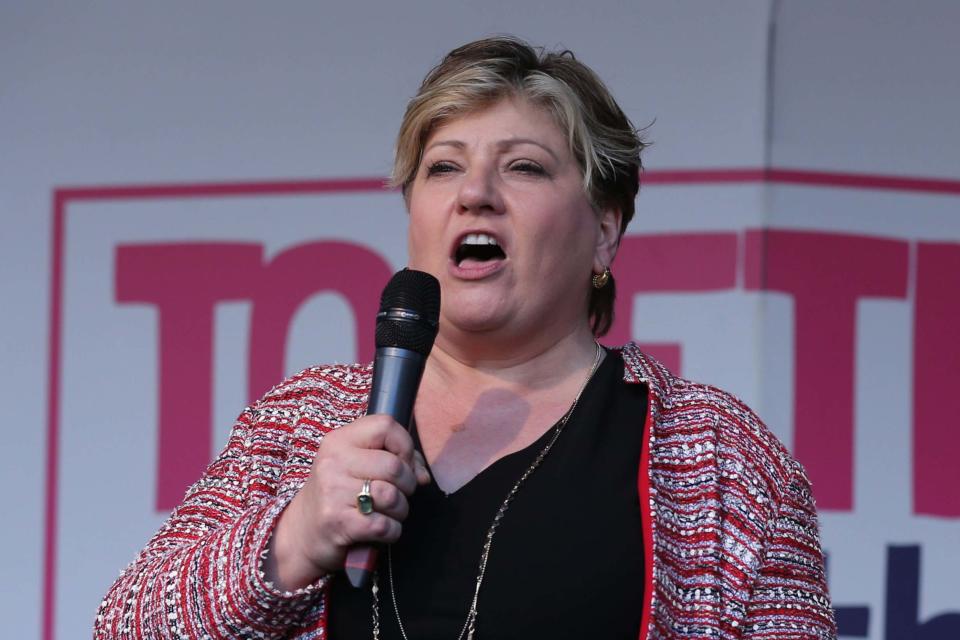 Emily Thornberry has thrown her hat in the ring (AFP via Getty Images)