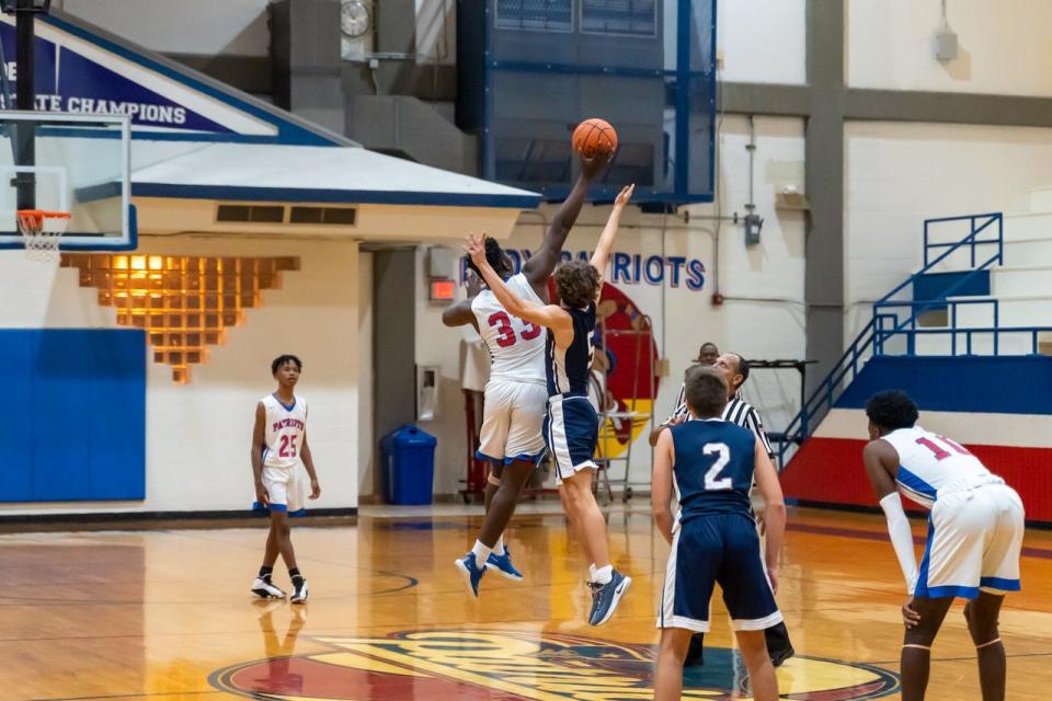 Terrebonne Parish Boys Basketball Jamboree action at Ellender High School