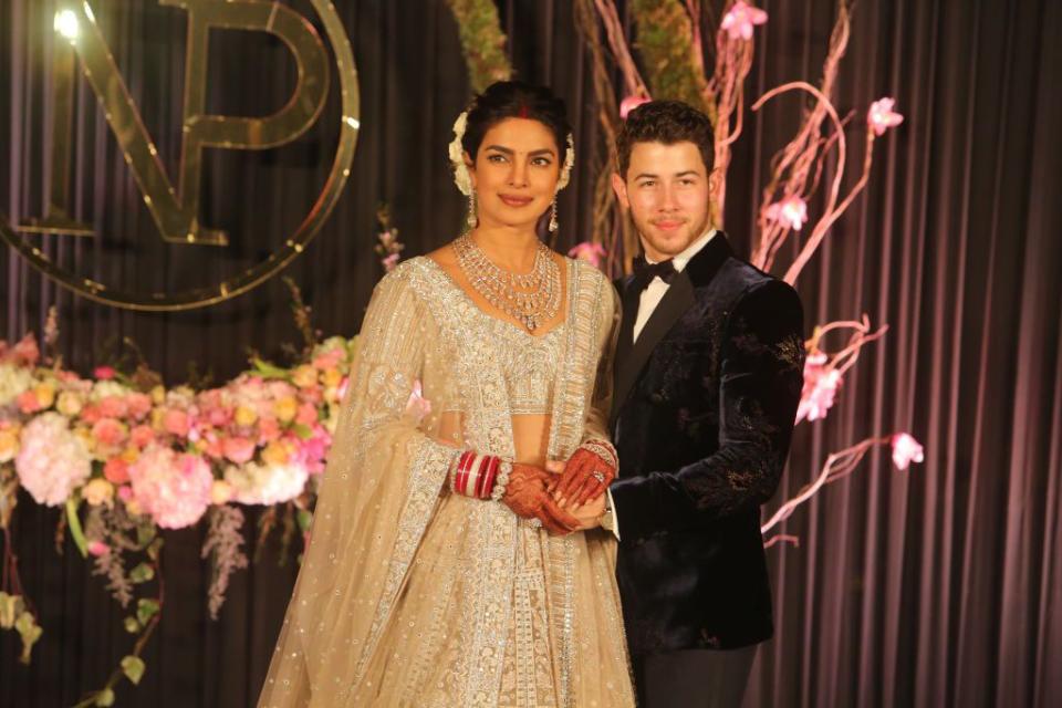 <p>Throughout <a rel="nofollow noopener" href="https://www.townandcountrymag.com/the-scene/weddings/a25309678/priyanka-chopra-nick-jonas-wedding-details/" target="_blank" data-ylk="slk:her extensive wedding celebrations;elm:context_link;itc:0;sec:content-canvas" class="link ">her extensive wedding celebrations</a>, Priyanka Chopra hasn't hesitated to go all-in on the fashion-and to wear a series of stunning dresses. Here, we've gathered all of the looks Chopra wore before, during, and after her wedding to beau Nick Jonas.</p>