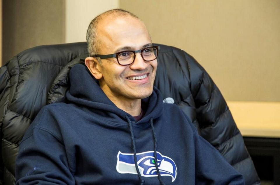 satya nadella seahawks