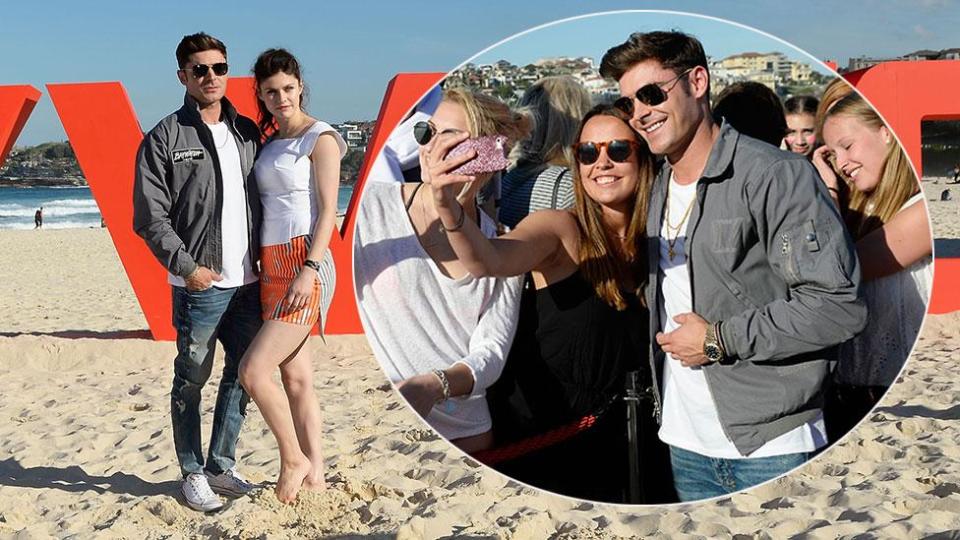 Zac Efron hits Bondi Beach!