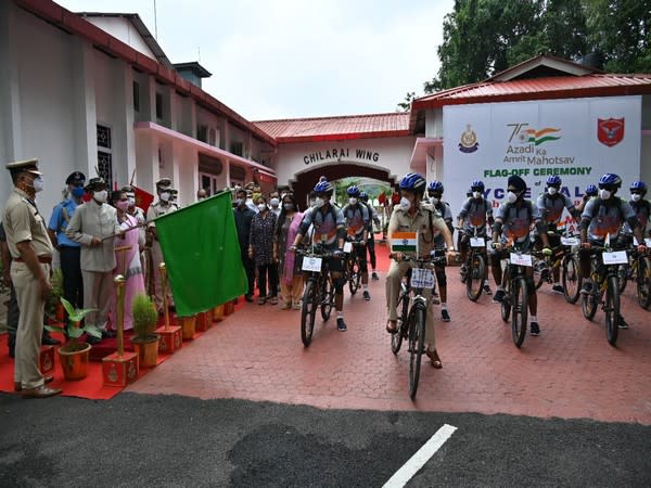 SSB organised Cycle Rally as a part of Azadi ka Amrit Mahot