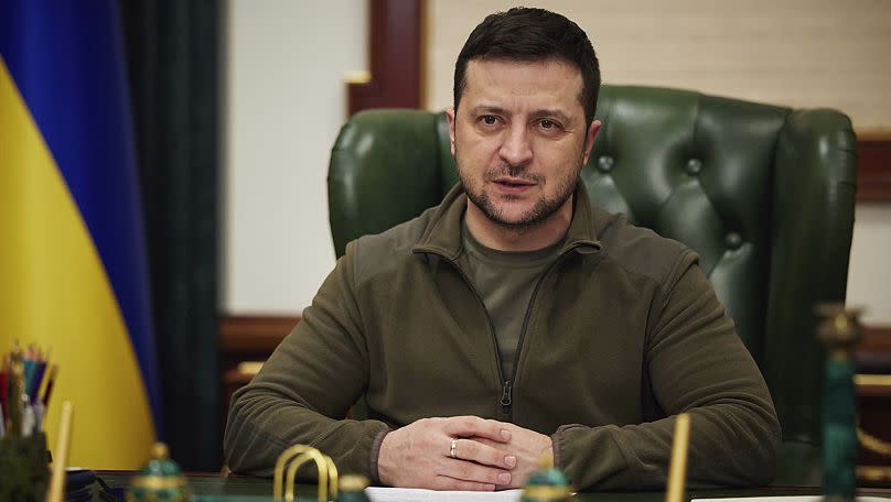 Le président ukrainien Volodymyr Zelensky a prononcé un discours vibrant devant le Parlement européen dans les premiers jours de l'invasion russe