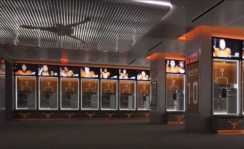 Texas Longhorns Locker Room