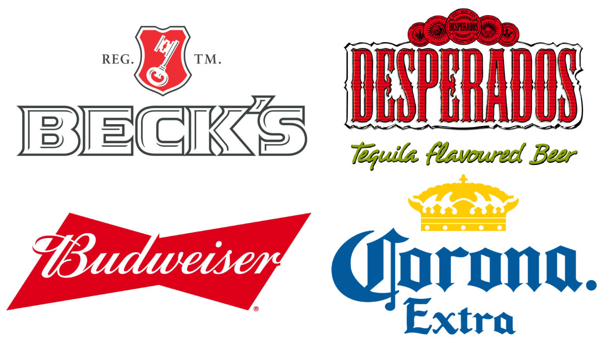  Beer logos. 
