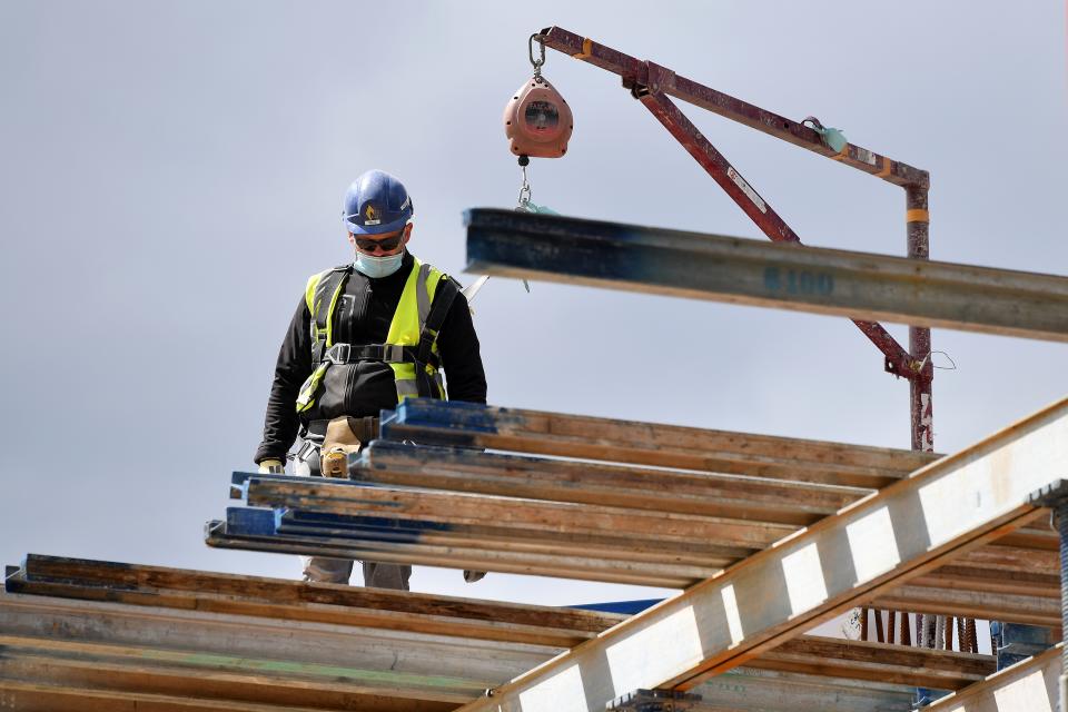 New purchasing managers' index (PMI) data shines a light on how UK construction firms are coping with COVID-19. Photo: Justin Tallis/AFP via Getty Images