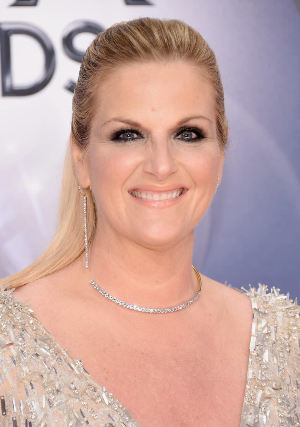 Tricia Yearwood at the 2015 CMAs