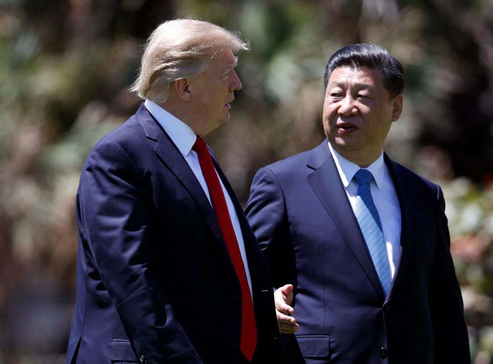 President Donald Trump and Chinese President Xi Jinping at a meeting in 2017.