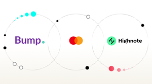 The Bump Creator Card is a new fintech innovation enabling the fast-growing creator community to take charge of their business success. Image shows logos of all three partners.