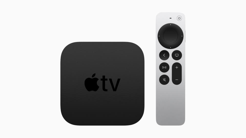 Apple's new Apple TV 4K gets an upgraded remote and color balancing capabilities. (Image: Apple)