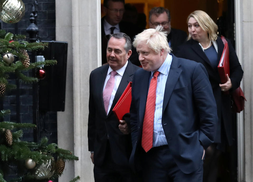 Foreign secretary Boris Johnson and international trade secretary Liam Fox have been pressing the case for Britain, post-Breixt (REUTERS/Simon Dawson)