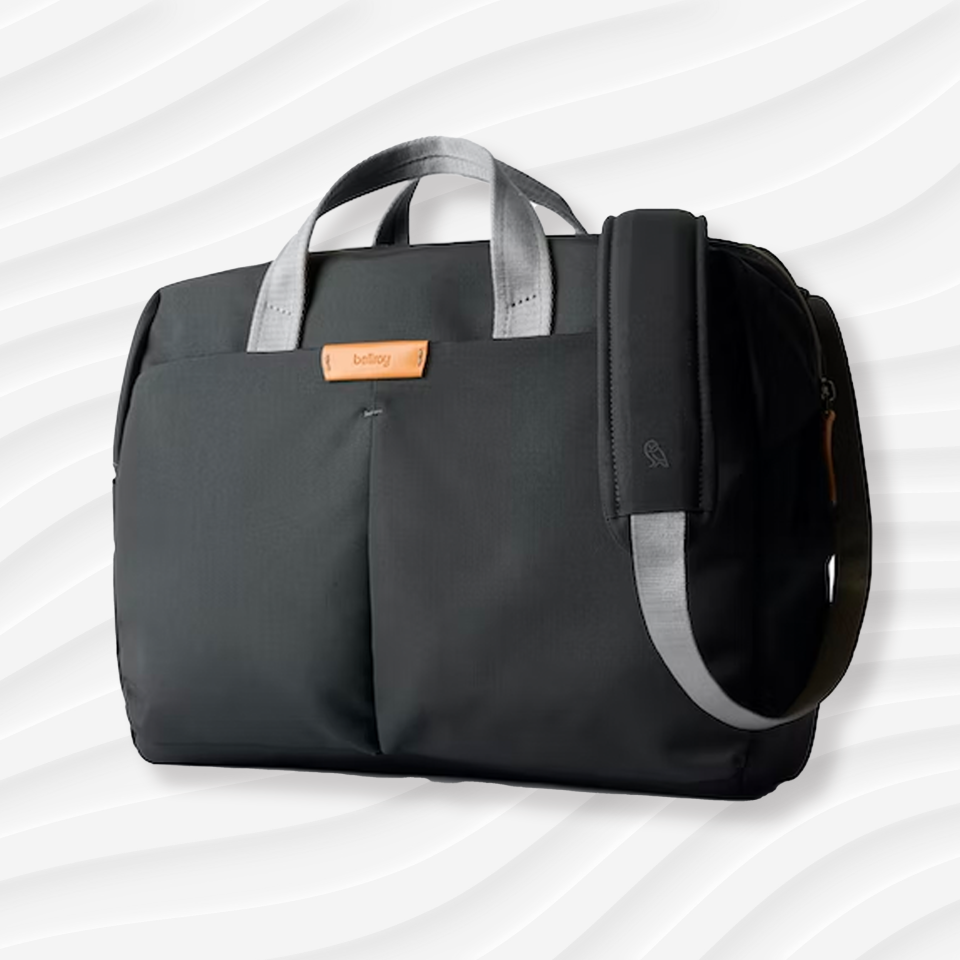 the slate grey bellroy tokyo work bag
