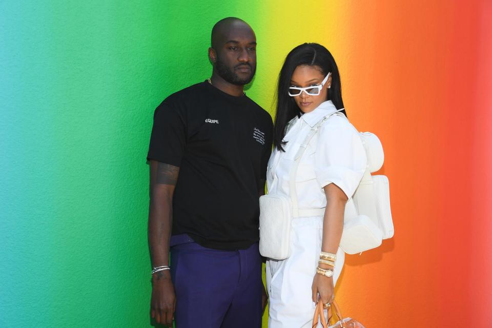 Abloh with Rihanna (Getty Images )