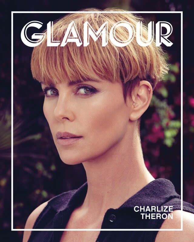 The 'Bombshell' star gets candid for the 'Glamour' Woman of the Year issue.