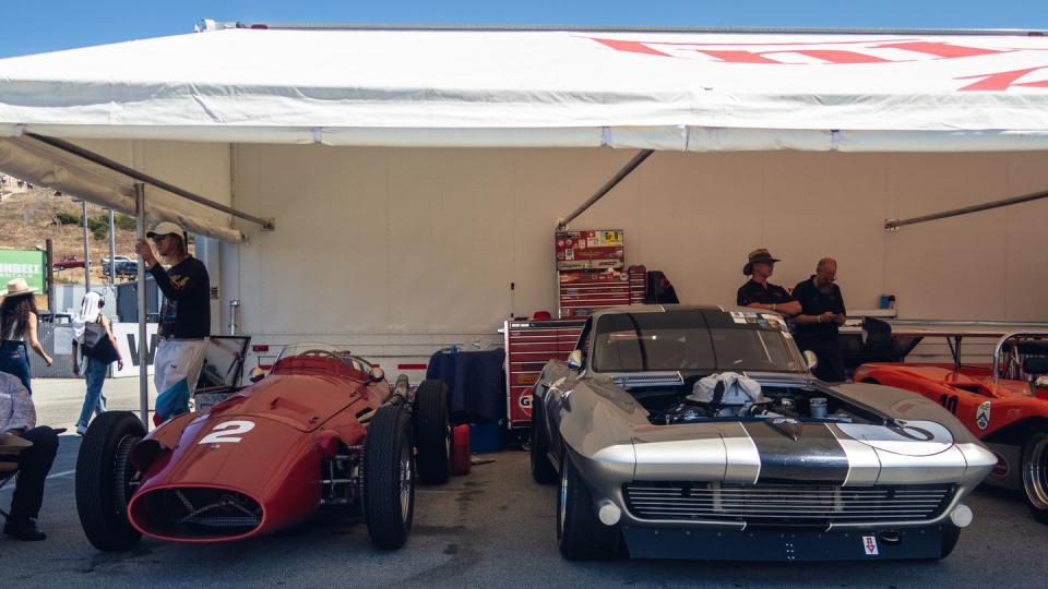 pebble beach cars at laguna seca