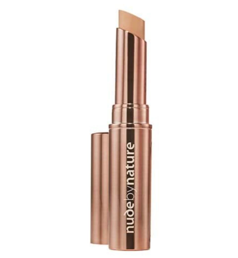 Rose gold open tube of Nude By Nature Flawless Concealer from Adore Beauty