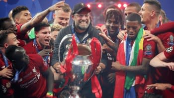 Jurgen Klopp Champions League trophy