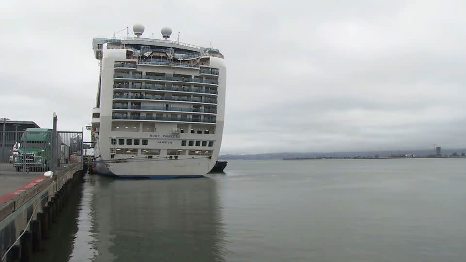 Princess Cruises said it was still planning to board passengers onto the Ruby Princess, but it was not clear when the ship would leave for Alaska. - KGO