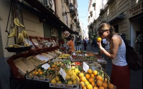 Sorrento is popular with British tourists - Credit: Look