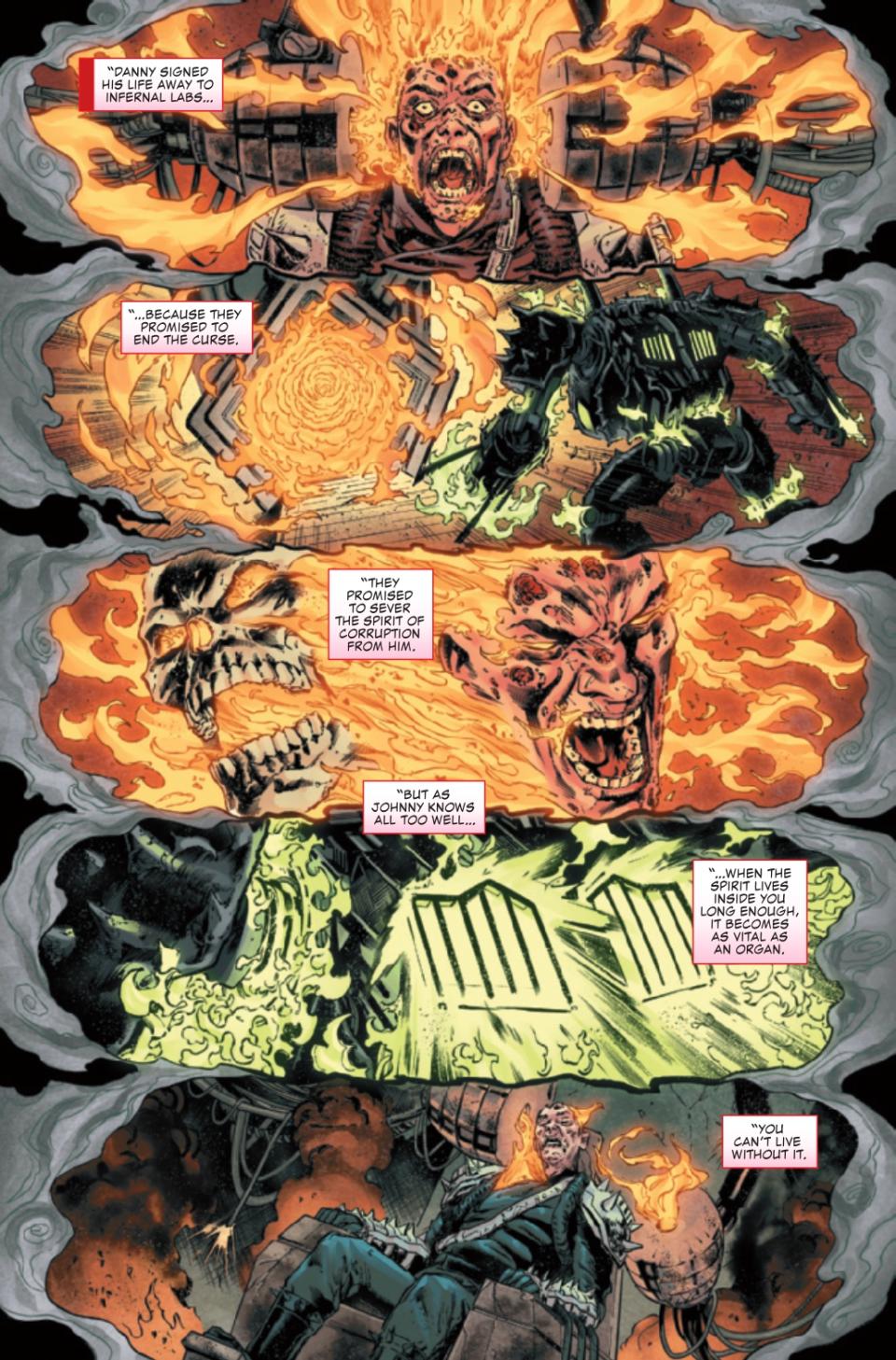 Pages from Ghost Rider #15.